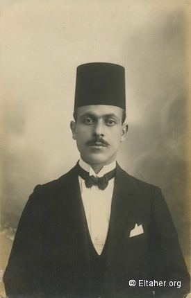 1917 - Eltaher Portrait in full mustache